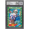 Image 1 : JERRY RICE SIGNED 49ers 1986 TOPPS #161 RC (BAS SLABBED)