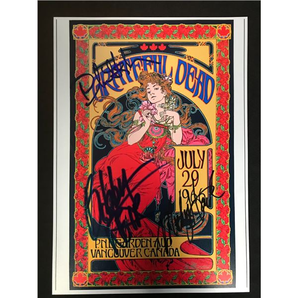 GRATEFUL DEAD MULTI-SIGNED POSTER (RA COA)