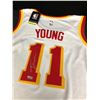 Image 1 : TRAE YOUNG SIGNED ATLANTA NIKE SWINGMAN JERSEY (FANATICS COA)