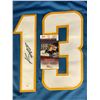 Image 2 : KEENAN ALLEN SIGNED CHARGERS BLUE PRO STYLE JERSEY (JSA COA)