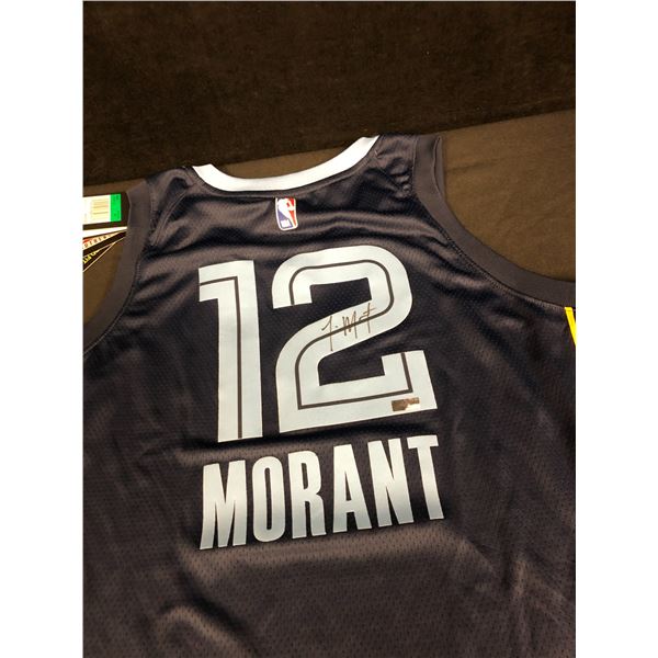 JA MORANT SIGNED MEMPHIS GRIZZLIES PRO NIKE JERSEY (PANINI COA)