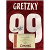 Image 1 : WAYNE GRETZKY SIGNED CCM PHOENIX COYOTES JERSEY (A.C. LOA)