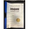 Image 3 : SILVER PLATE DIAMOND BRACELET WITH APPRAISAL