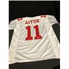 Image 2 : BRANDON AIYUK SIGNED 49ers WHITE PRO STYLE JERSEY (BECKETT COA)