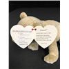 Image 2 : TY BEANIE BABY "ALMOND THE BEAR" RETIRED 1999 PLUSH TOY