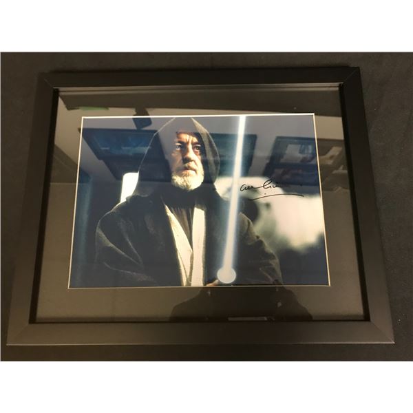 ALEC GUINNESS SIGNED AND FRAMED STAR WARS 8 X 10 ( RA COA)