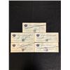 Image 1 : RARE 1937 MEDALTA POTTERIES LOT OF 5 SIGNED CHEQUES