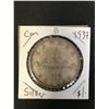 Image 1 : 1937 CANADIAN SILVER DOLLAR .800 SILVER