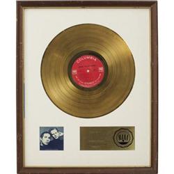 Larry Knechtel "Bookends" RIAA Gold Album Award