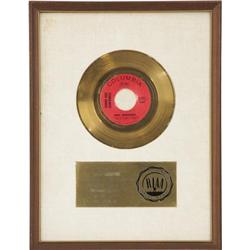 Larry Knechtel "Mrs. Robinson" RIAA Gold Single