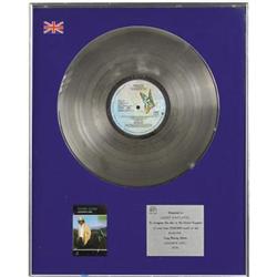 Larry Knechtel "Goodbye Girl" BPI Platinum Album