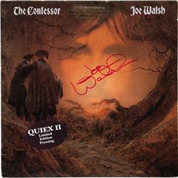Joe Walsh Signed "The Confessor Promo Copy LP
