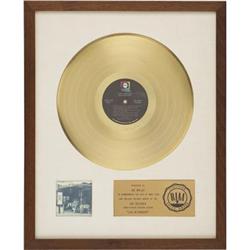 James Gang "Live in Concert" RIAA Gold Album
