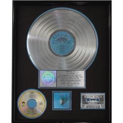 Joe Walsh "Their Greatest Hits" RIAA Award