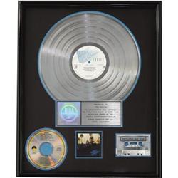 Eagles "Hotel California" RIAA Multi-Plat Award