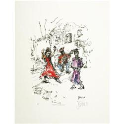 Jerry Garcia "Flamenco Dancer" Drawing