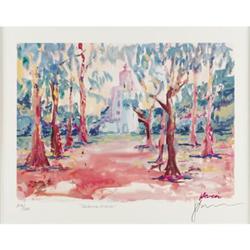 Jerry Garcia Signed Litho "California Mission"