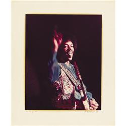 Jimi Hendrix Color Photo by Jim Marshall