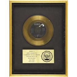 Hall & Oates "Rich Girl" RIAA Gold Single Award