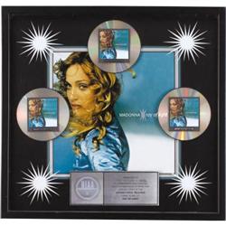 Madonna "Ray of Light" RIAA Multi-Platinum Award