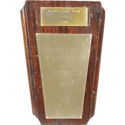 T. Rex 1972 Record Mirror Award