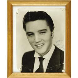 Elvis Presley Autographed Photo