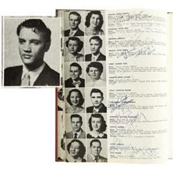 Elvis Presley's High School Yearbook, Signed by