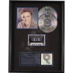 Elvis Presley "The Top Ten Hits" RIAA Award