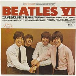 Beatles VI Sealed Stereo LP (Capitol 2358, 196