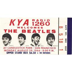 Beatles Used Ticket to Final Performance