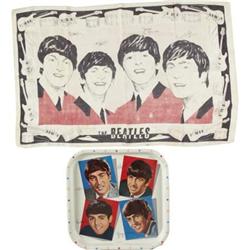 Beatles Tray and Wall Tapersty (1964)