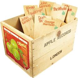 Apple Records Crate with Wood Dividers