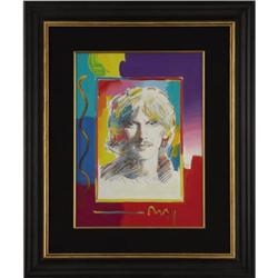 George Harrison Painted Lithograph by Peter Max