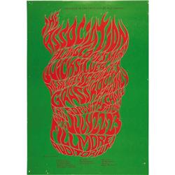 The Association Fillmore Auditorium Concert Post