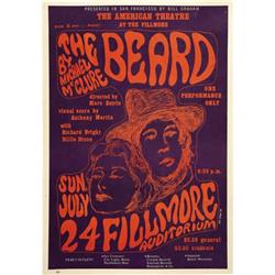The Beard Theatrical Play Fillmore Poster (Ameri