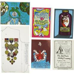 Carousel Ballroom Concert Handbill Group (1968)