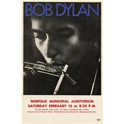 Bob Dylan Norfolk Municipal Auditorium Concert H