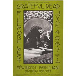 Grateful Dead Fillmore West Concert Poster BG-23