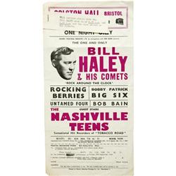 Bill Haley & His Comets Vintage Handbill