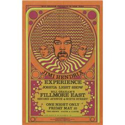 Jimi Hendrix Experience Fillmore East Concert Po