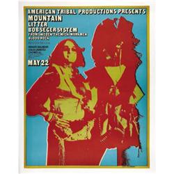 Mountain/Bob Seger System Aragon Ballroom Concer