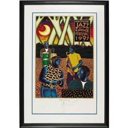 New Orleans Jazz and Heritage Festival Signed Ar