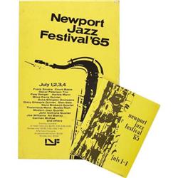 Newport Jazz Festival Poster and Program (1965)