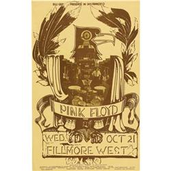 Pink Floyd Fillmore West Concert Poster BG-230A