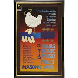 Reunion of Old Friends Signed Concert Poster,