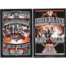 Santana and Quicksilver Fillmore West Posters