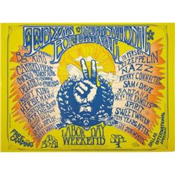 Texas International Pop Festival Poster (1969)