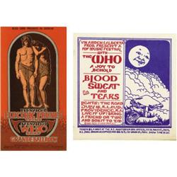 The Who Concert Postcard Group (1968) Two supre