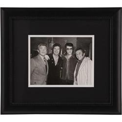 Elvis, Tom Jones, Merv Griffin,Norm Crosby Photo