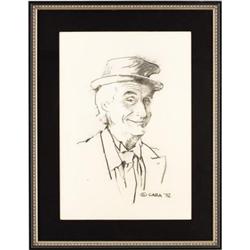 Sid Caesar Sketch by Cara
